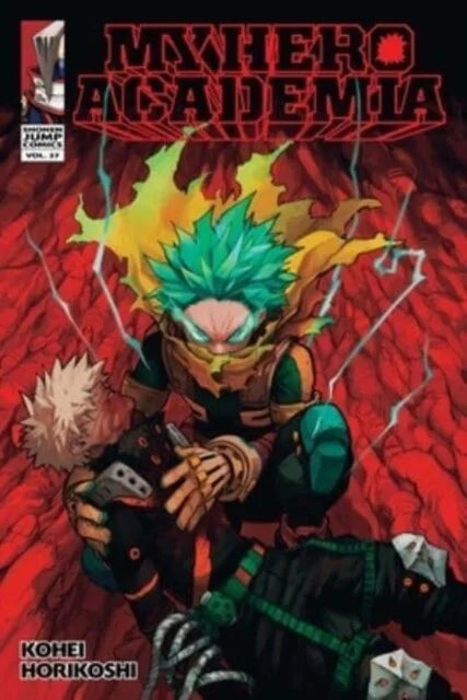Cover van My Hero Academia Vol. 37 (Engelse editie) met Izuku Midoriya – populaire superhelden manga van Kohei Horikoshi