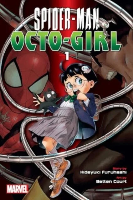 Cover van Spider-Man: Octo-Girl Vol. 1 (Engelse editie) met Octo-Girl in actie – spannende superhelden manga uit het Marvel-universum