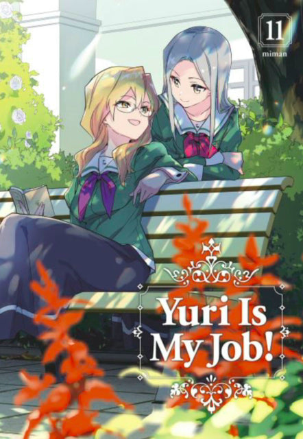 Cover van Yuri is My Job! Vol. 11 (Engelse editie) met hoofdpersonages – sfeervolle yuri romance manga vol emotie en drama