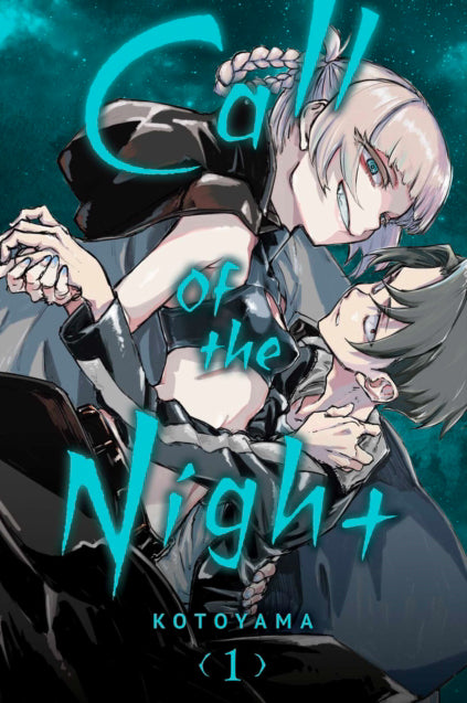 Engelstalige cover van Call of the Night Vol. 1, met het hoofdpersonage in een mysterieuze nachtelijke setting, sfeervol en donker verlicht, getekend in een gedetailleerde en expressieve manga-stijl.