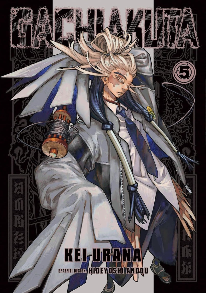 Engelstalige manga Gachiakuta Volume 5 cover – actie, avontuur en mysterie door Kei Urana, paperback uitgegeven door Kodansha.