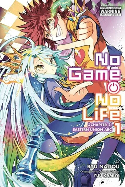 Cover van No Game No Life Chapter 2: Eastern Union Vol. 1 (Engelse editie) – light novel van Yuu Kamiya met illustraties van Mashiro Hiiragi