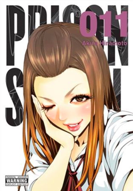 Cover van Prison School Vol. 11 (Engelse editie) met de studenten en absurde situaties – provocerende comedy manga van Akira Hiramoto