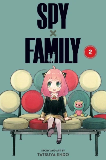 Cover van Spy x Family Vol. 2 (Engelse editie) met Anya, Loid en Yor – populaire actie- en komedie manga van Tatsuya Endo