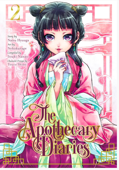 Cover van The Apothecary Diaries Vol. 2 (Engelse editie) met Maomao – historische mysterie manga van Natsu Hyuuga