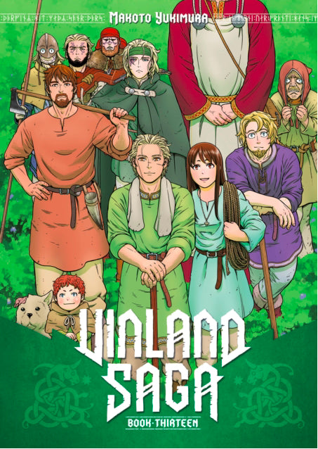 Cover van Vinland Saga Vol. 13 (Engelse editie) met Thorfinn en Vikingscène – epische historische manga over Vikingen