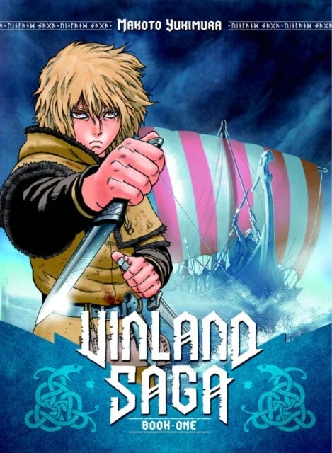 Cover van Vinland Saga Vol. 1 (Engelse editie) met Thorfinn – indrukwekkende historische manga over Vikingavonturen