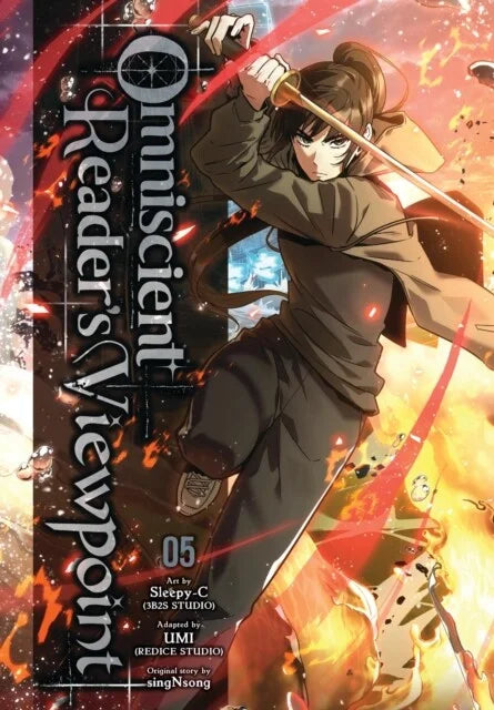 Cover van Omniscient Reader's Viewpoint Vol. 5 – Engelstalige manhwa over een gewone lezer in een apocalyptische wereld vol scenario’s en overleving